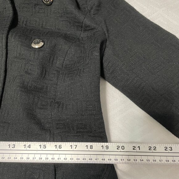 Le Château Hooded Coat Women Size Medium black - Picture 15 of 16